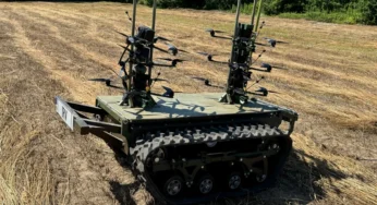 Український наземний дрон “Каракурт” отримав систему для запуску дронів на 40 км